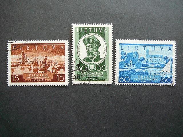 Lietuva 1940 443/5 Vilniaus atgavimas antsp.