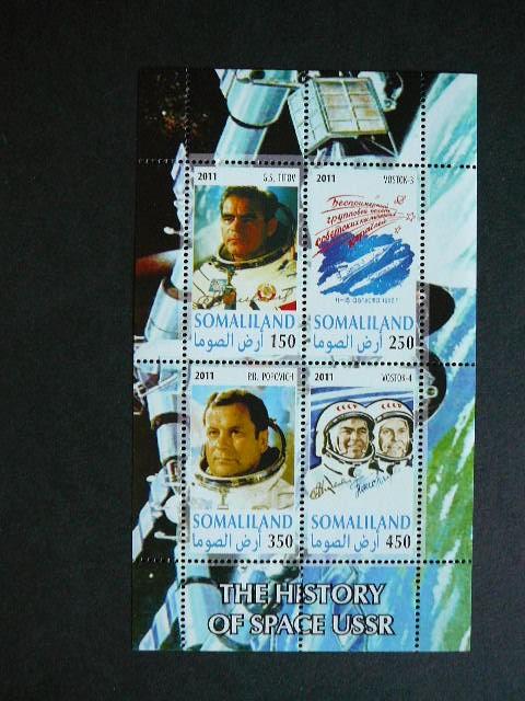 Somaliland Kosmosas Vostok -3/4 2011 MNH #1