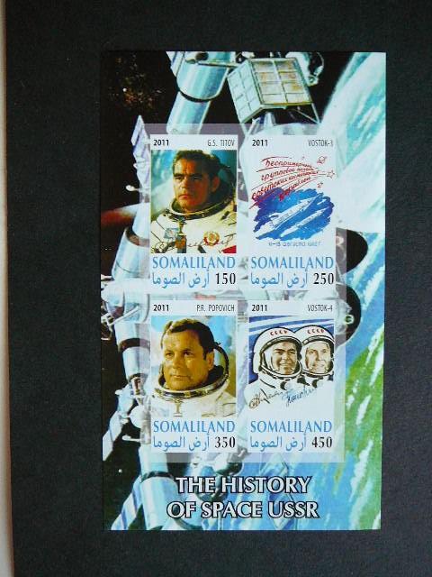 Somaliland Kosmosas Vostok -3/4 2011 MNH #1b