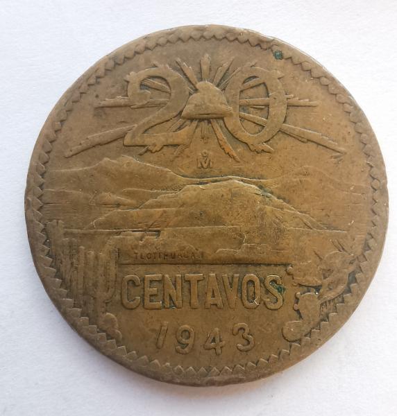 Meksika 20c 1943