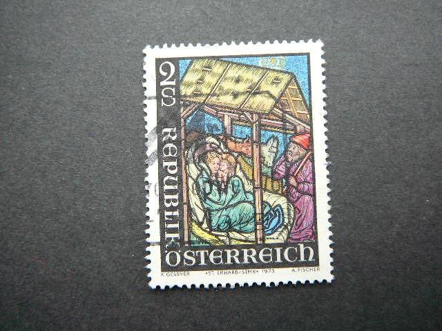 Austrija 1973 1435 Sventos Kaledos antsp. #