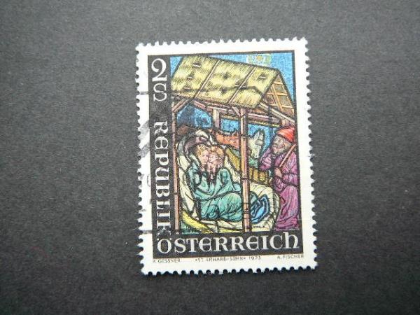 Austrija 1973 1435 Sventos Kaledos antsp. #