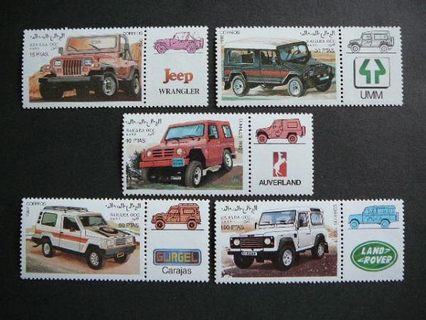 Sahara 1992 Automobiliai MNH #