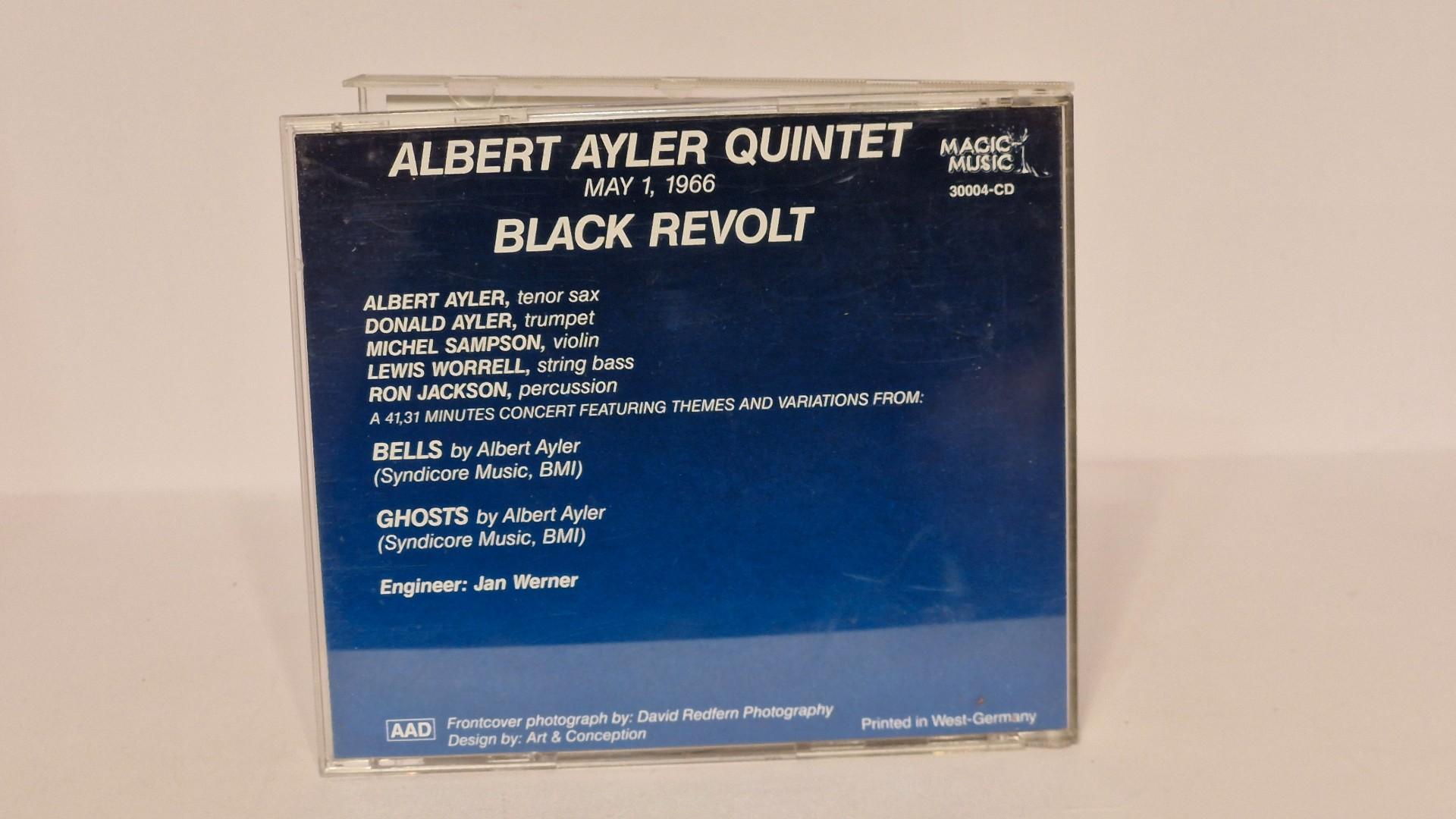 CD Albert Ayler Quintet - Black Revolt