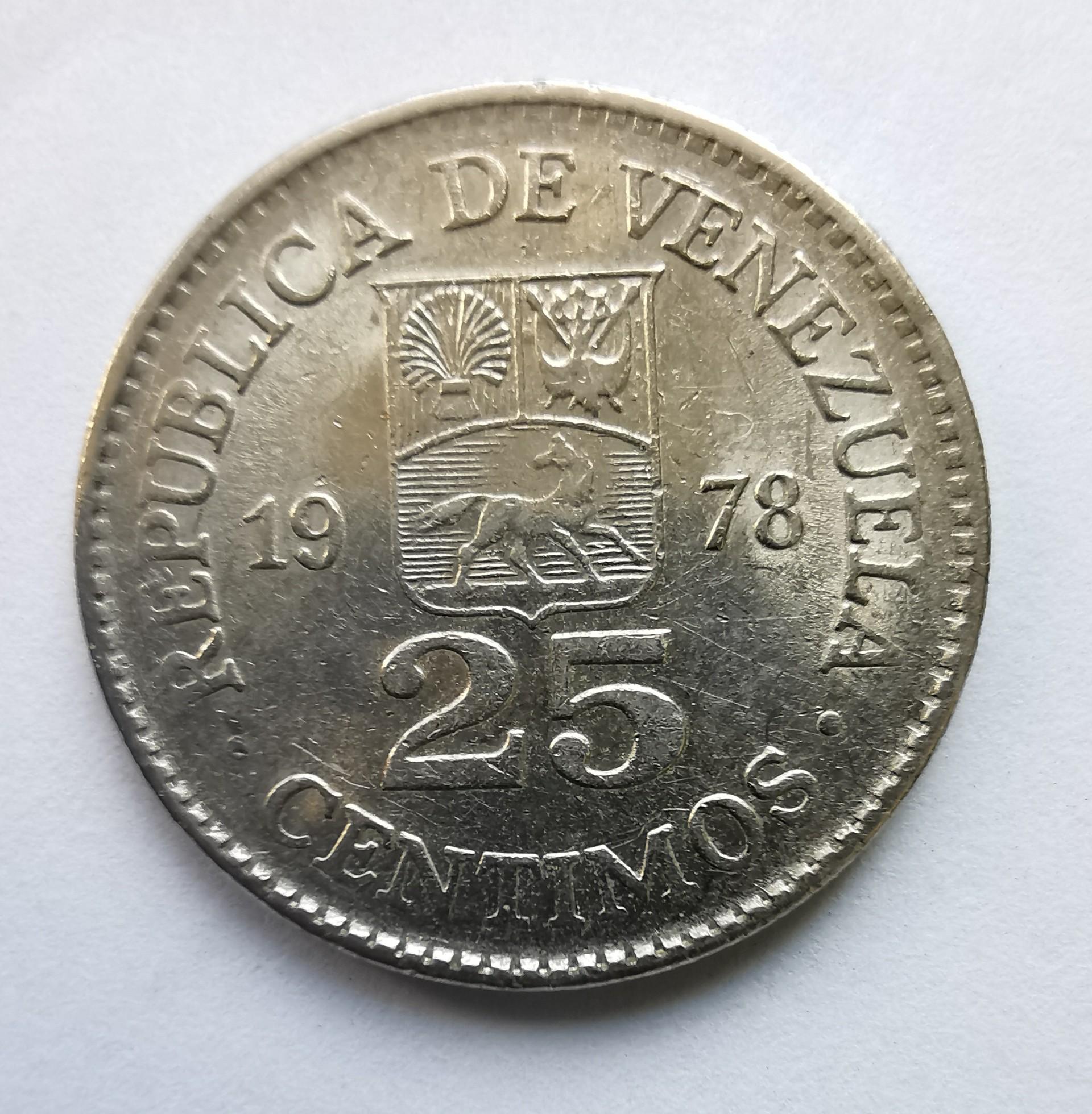 Venesuela 25c 1978