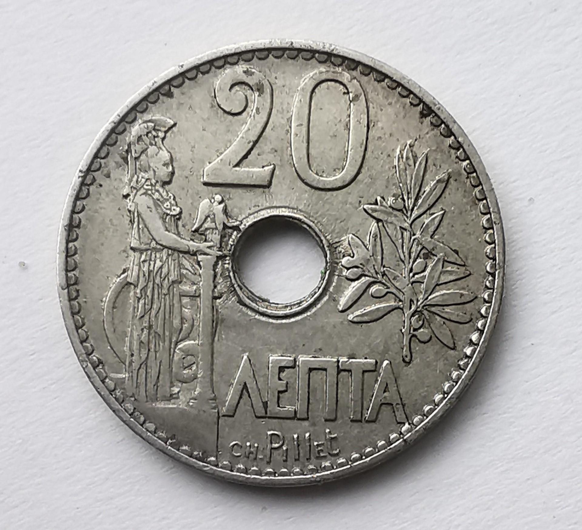 Graikija 20 lepta 1912