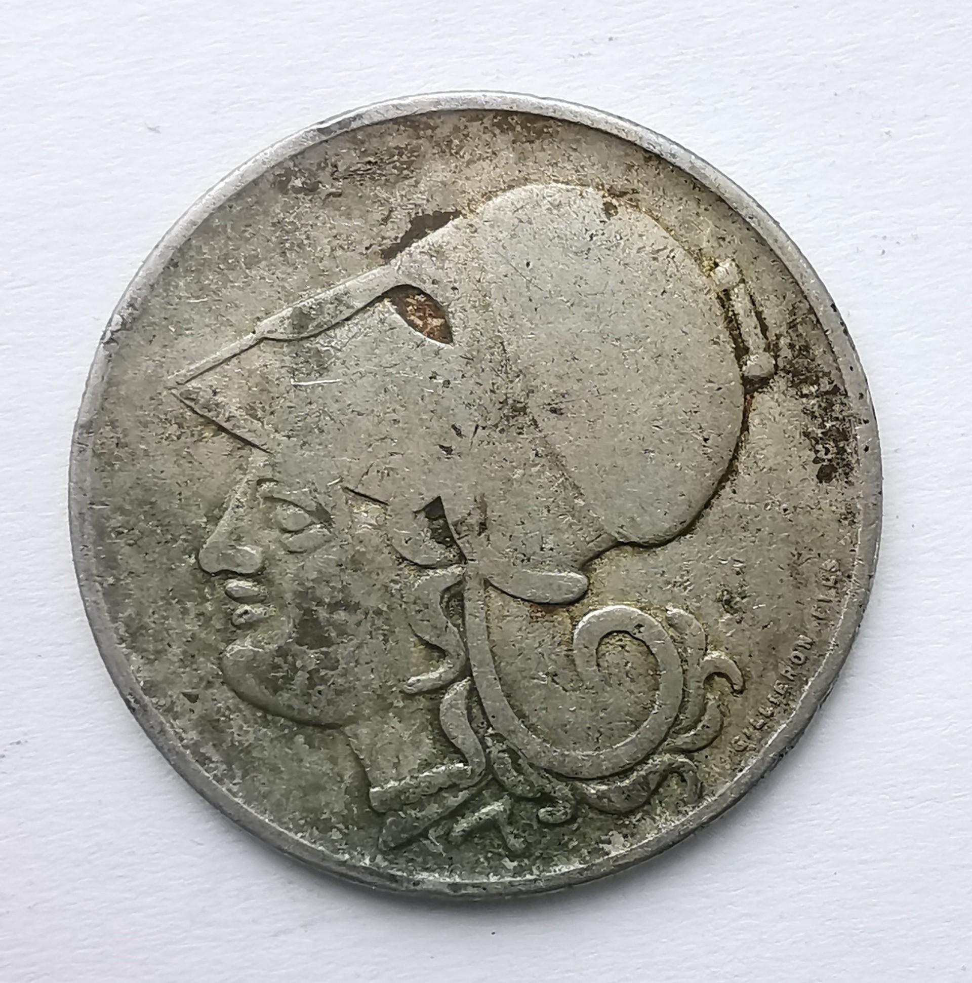 Graikija 2 drachmos 1926