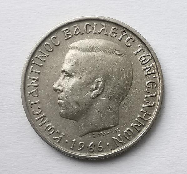 Graikija 1 drachma 1966