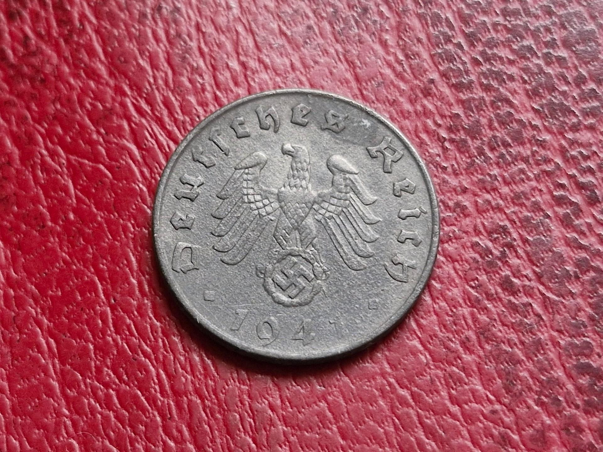 Trečiasis Reichas 5 reichspfenigai, 1941E KM# 100