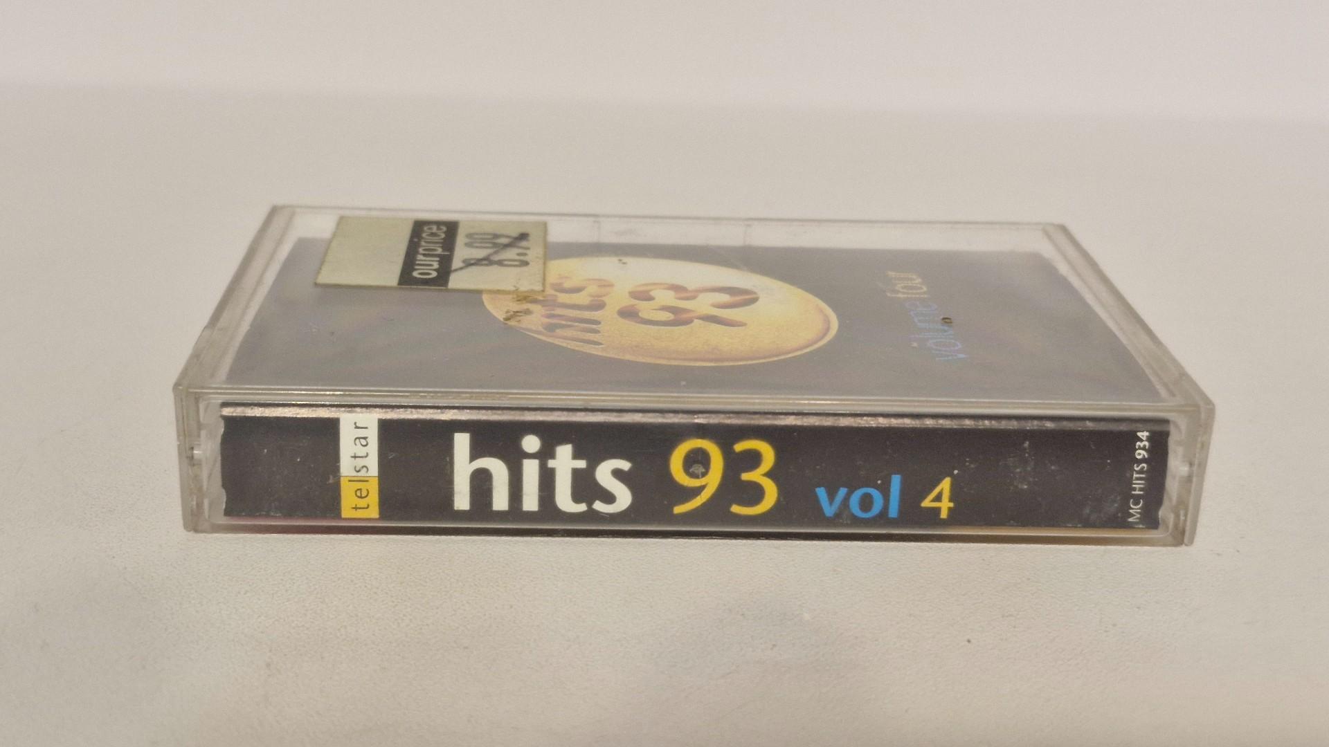 Originali audiokasetė Various –Hits 93 Volume Four