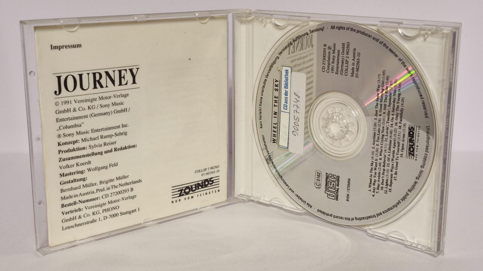 Originalus CD Journey – Wheel In The Sky (Best)