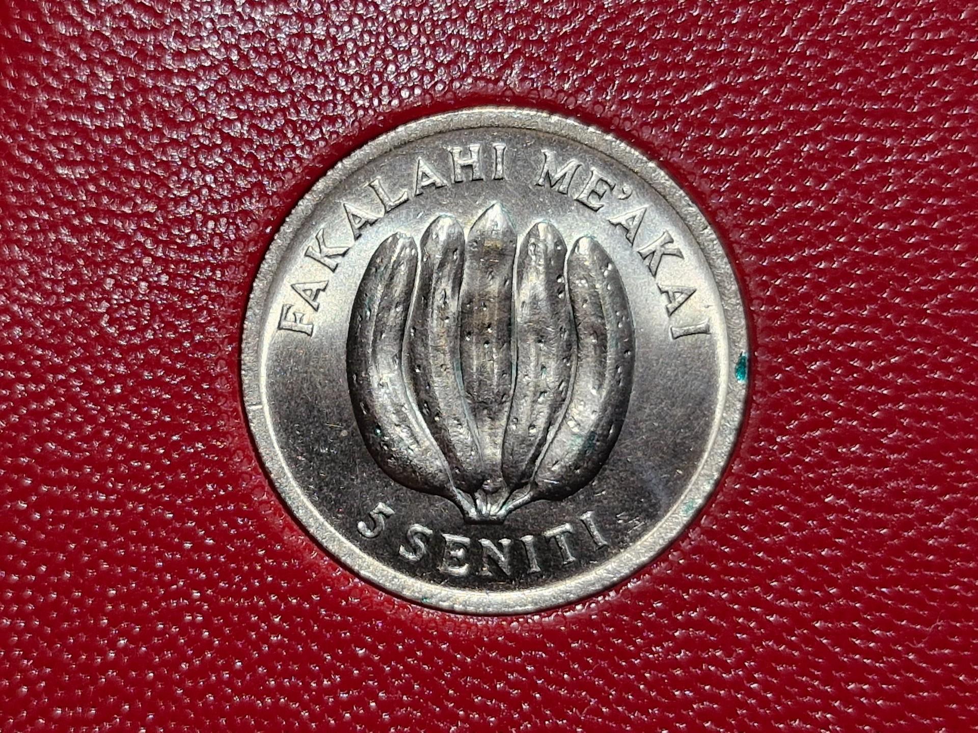 Tonga 5 centai, 1975 KM# 44