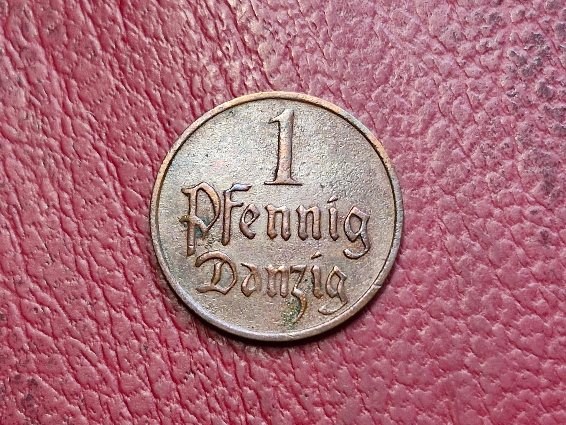 Dancigas 1 pfenigas, 1929 Km# 140