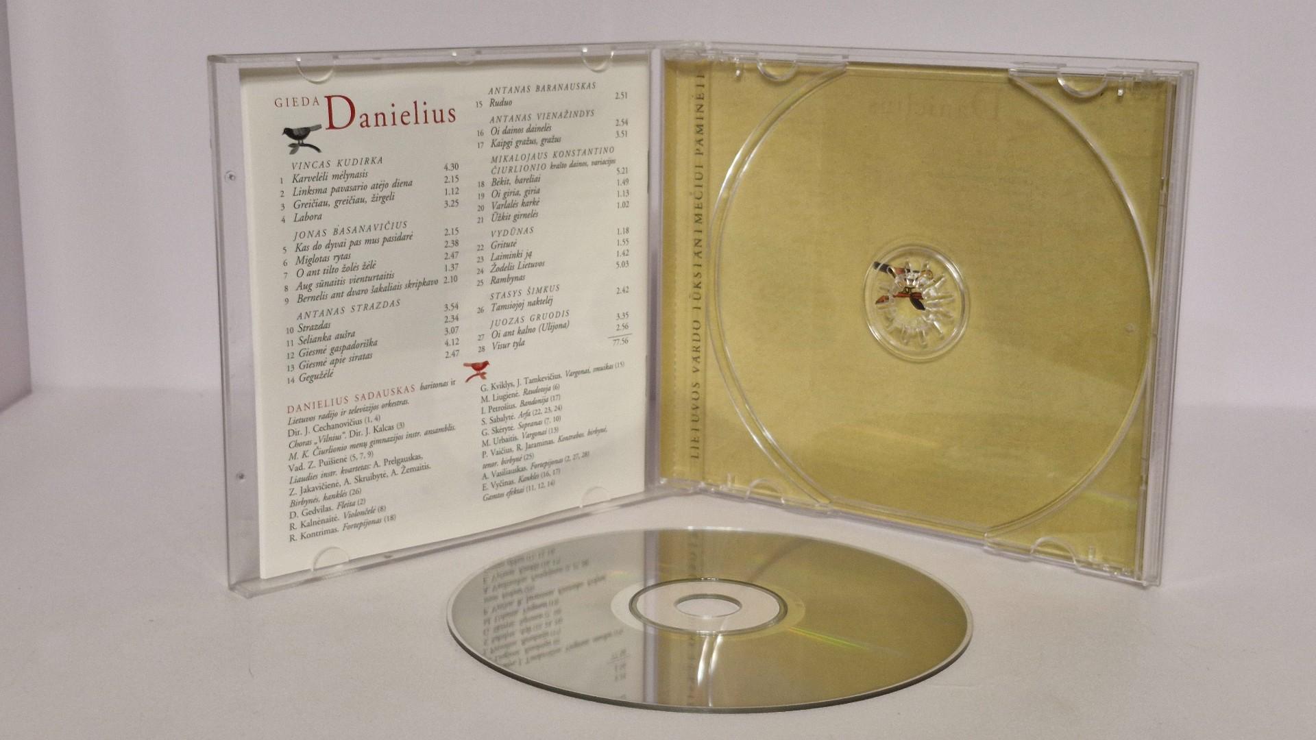 Audio CD Danielius Sadauskas – Gieda Danielius