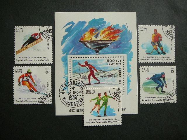 Madagaskaras 1984 Olimpines ziemos Sarajevo antsp.