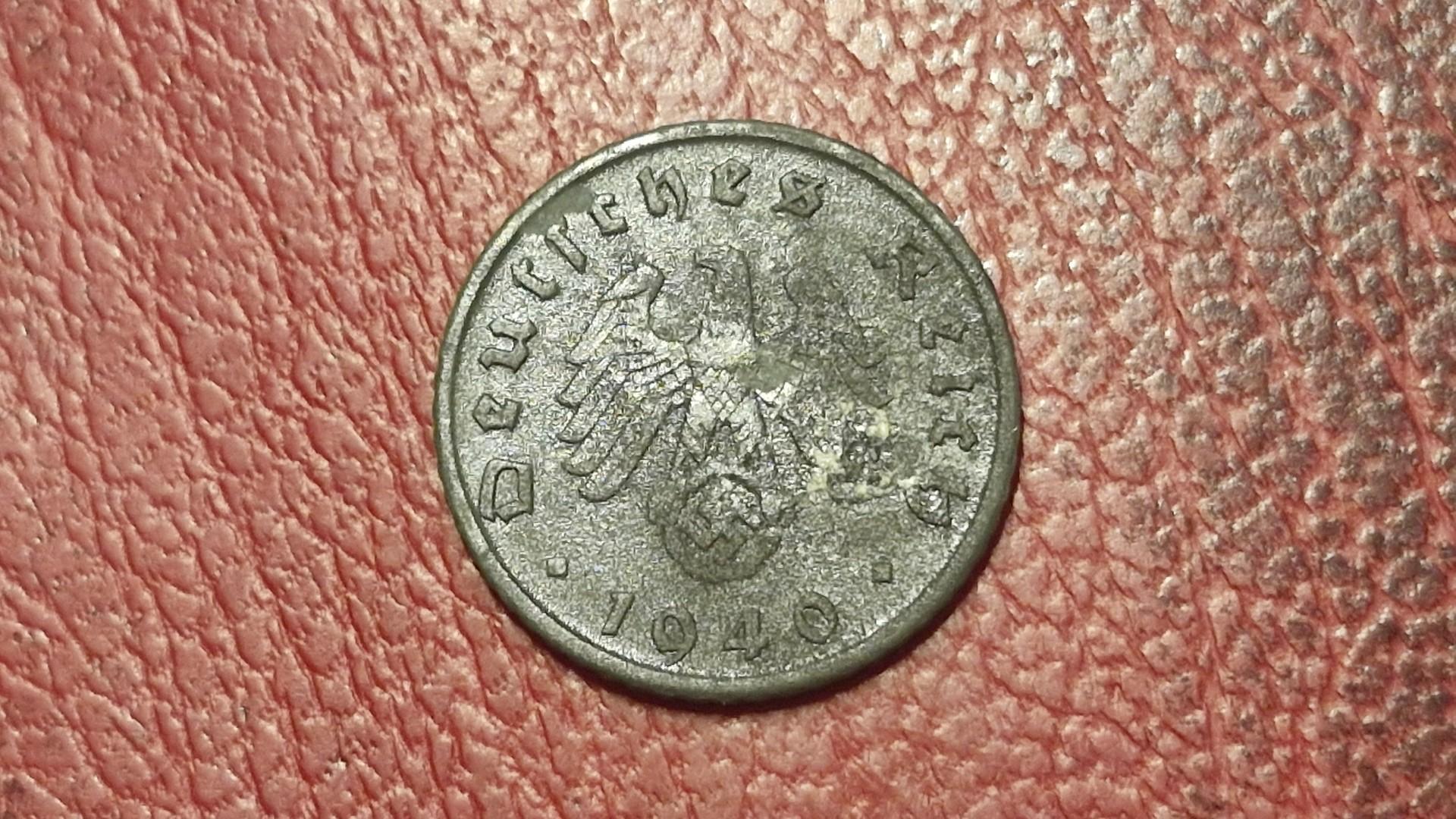 Trečiasis Reichas 5 reichspfenigai, 1940F KM# 100