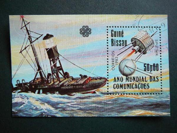 Bissau Gv. 1983 Kosmosas Laivai antsp. #