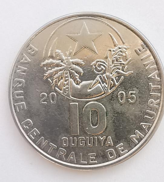 Mauritanija 10 ouguiya 2005