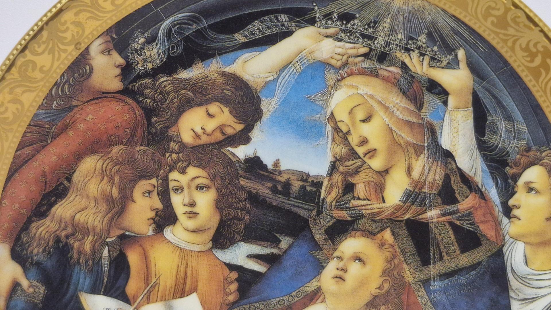 Lėkštė C. De Botticelli "Madonna Del Magnificat"