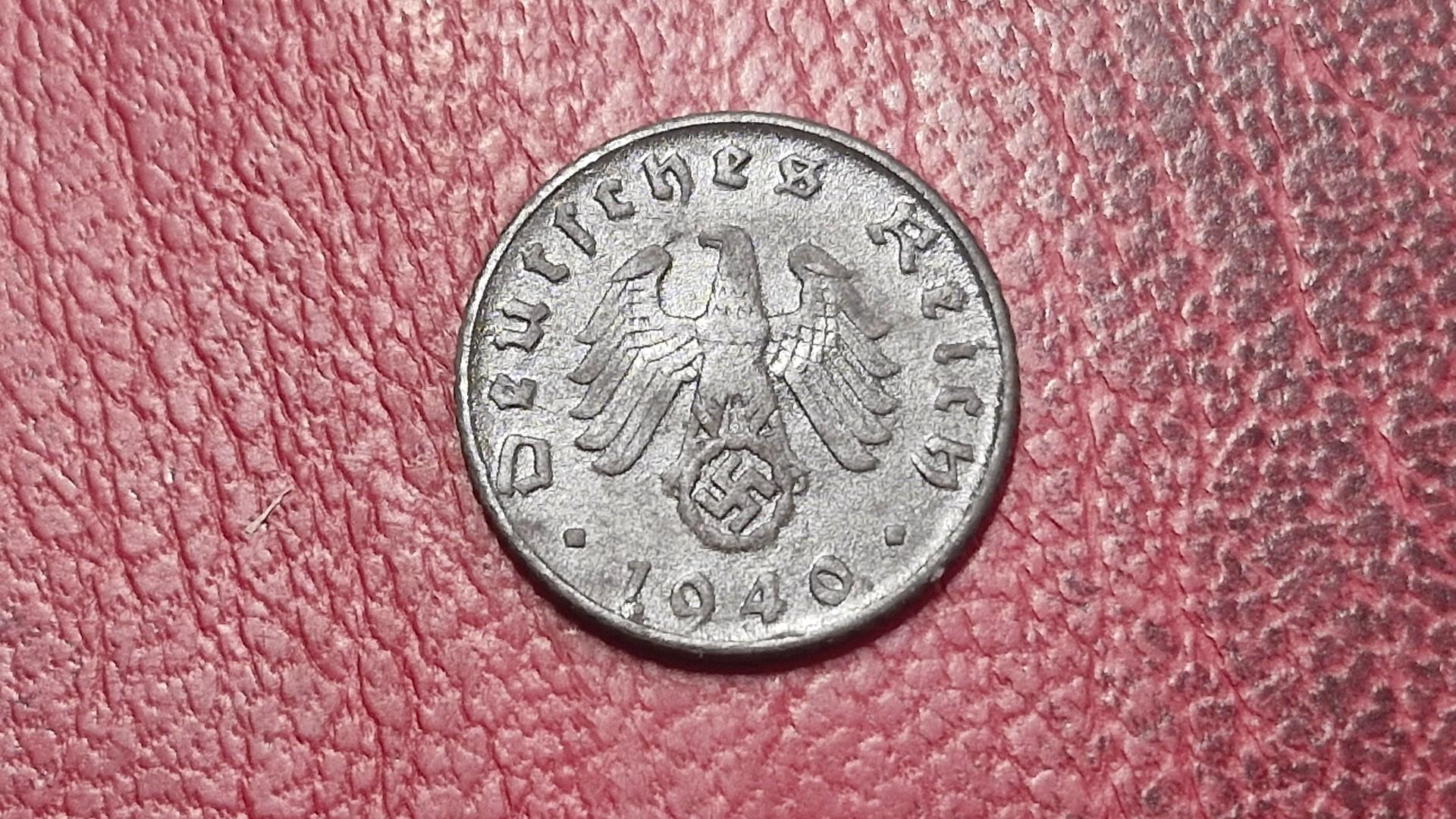 Trečiasis Reichas 5 reichspfenigai, 1940E KM# 100