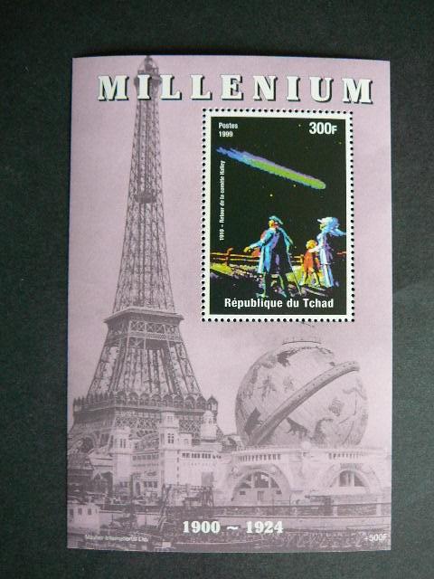 Cadas 1999 Kosmosas Halley MNH # Millenium