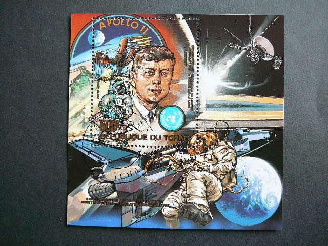 Cadas 1983 Kosmosas Apollo11 Kenedis MNH #