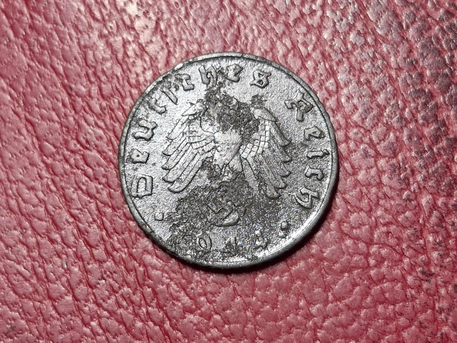 Trečiasis Reichas 5 reichspfenigai, 1944E KM# 100