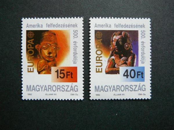 Vengrija 1992 K.Kolumbas Burlaiviai Europa MNH