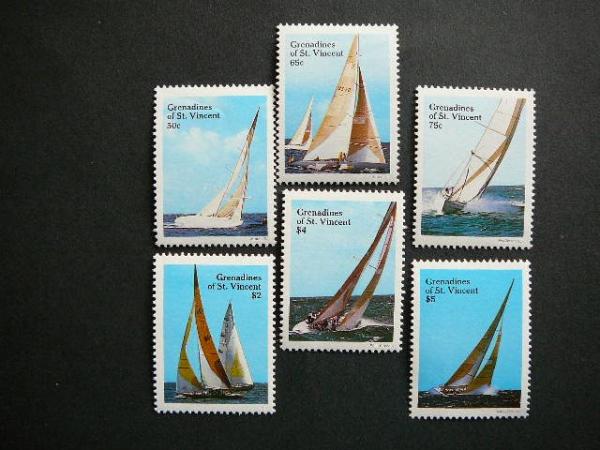 Grenadines 1988 Burlaiviai Laivai svarus