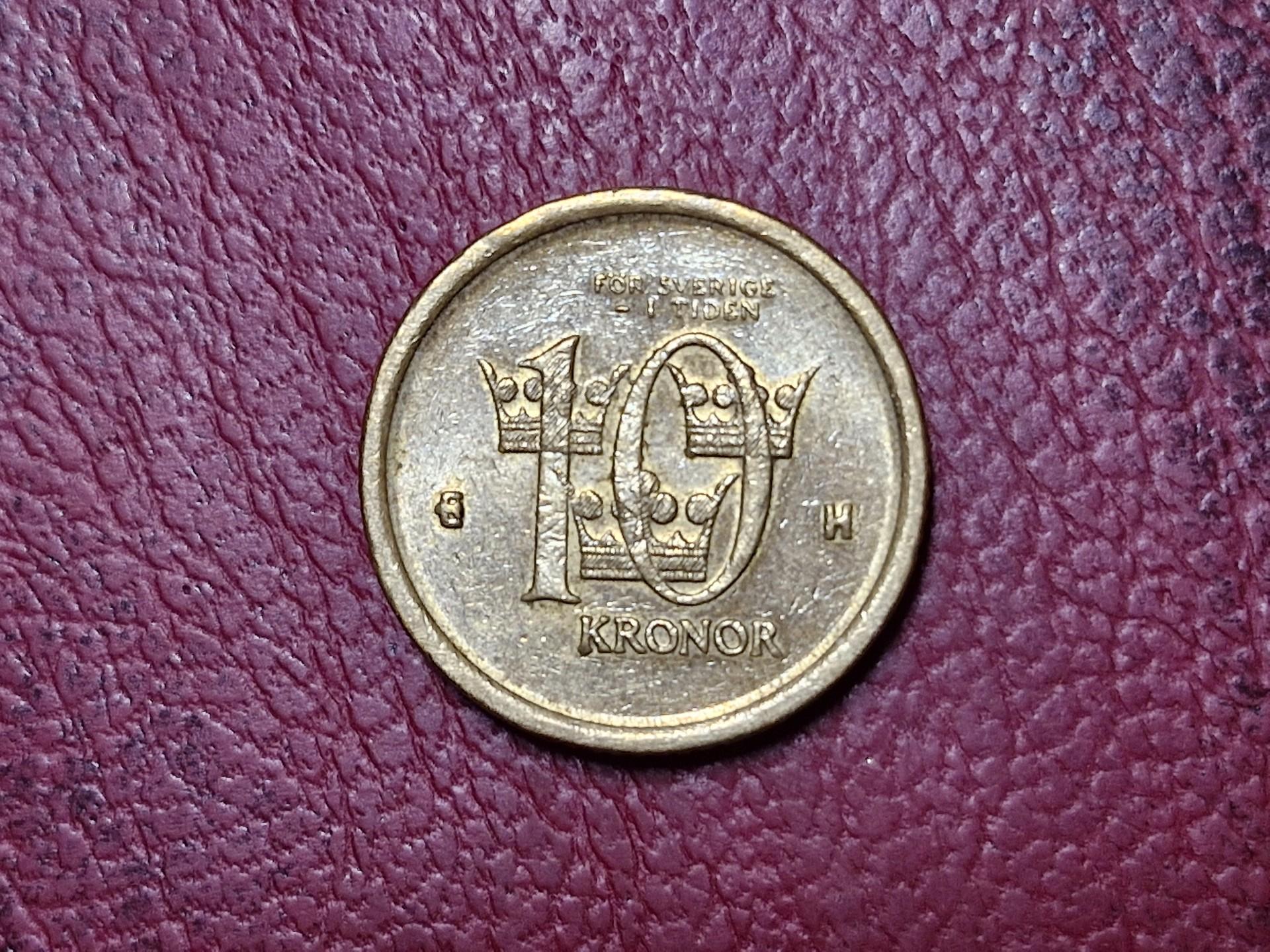 Švedija 10 kronų, 2005 KM# 895