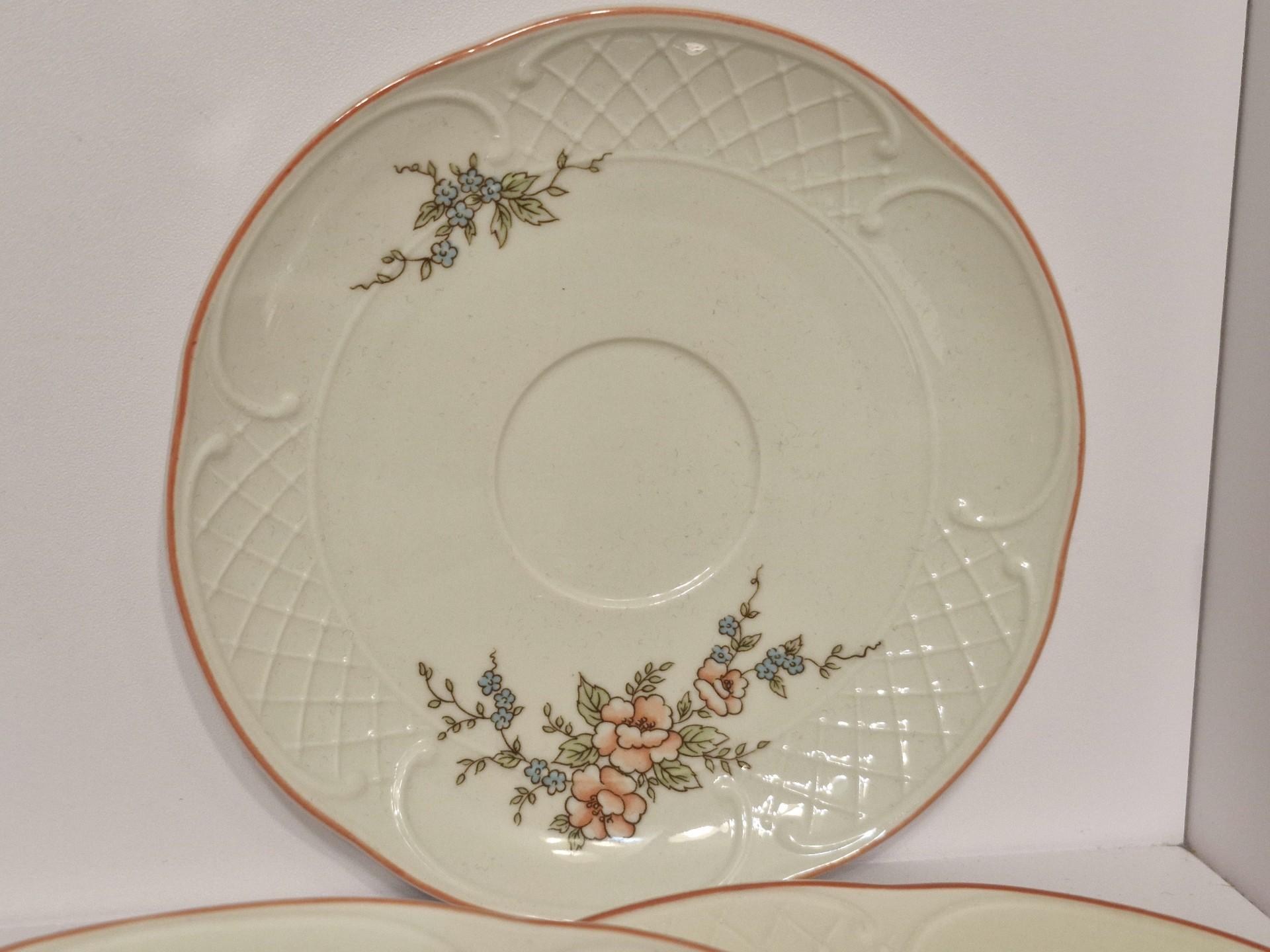 7 Villeroy & Boch Rosette kavos lėkštutės~14,5cm