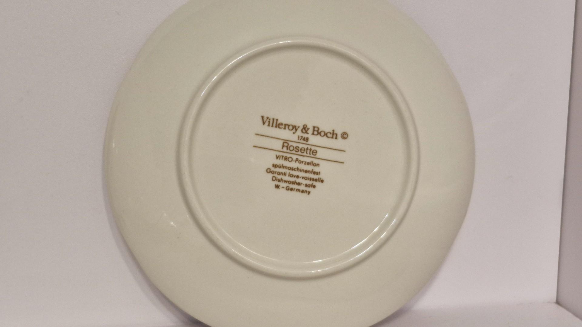 7 Villeroy & Boch Rosette kavos lėkštutės~14,5cm