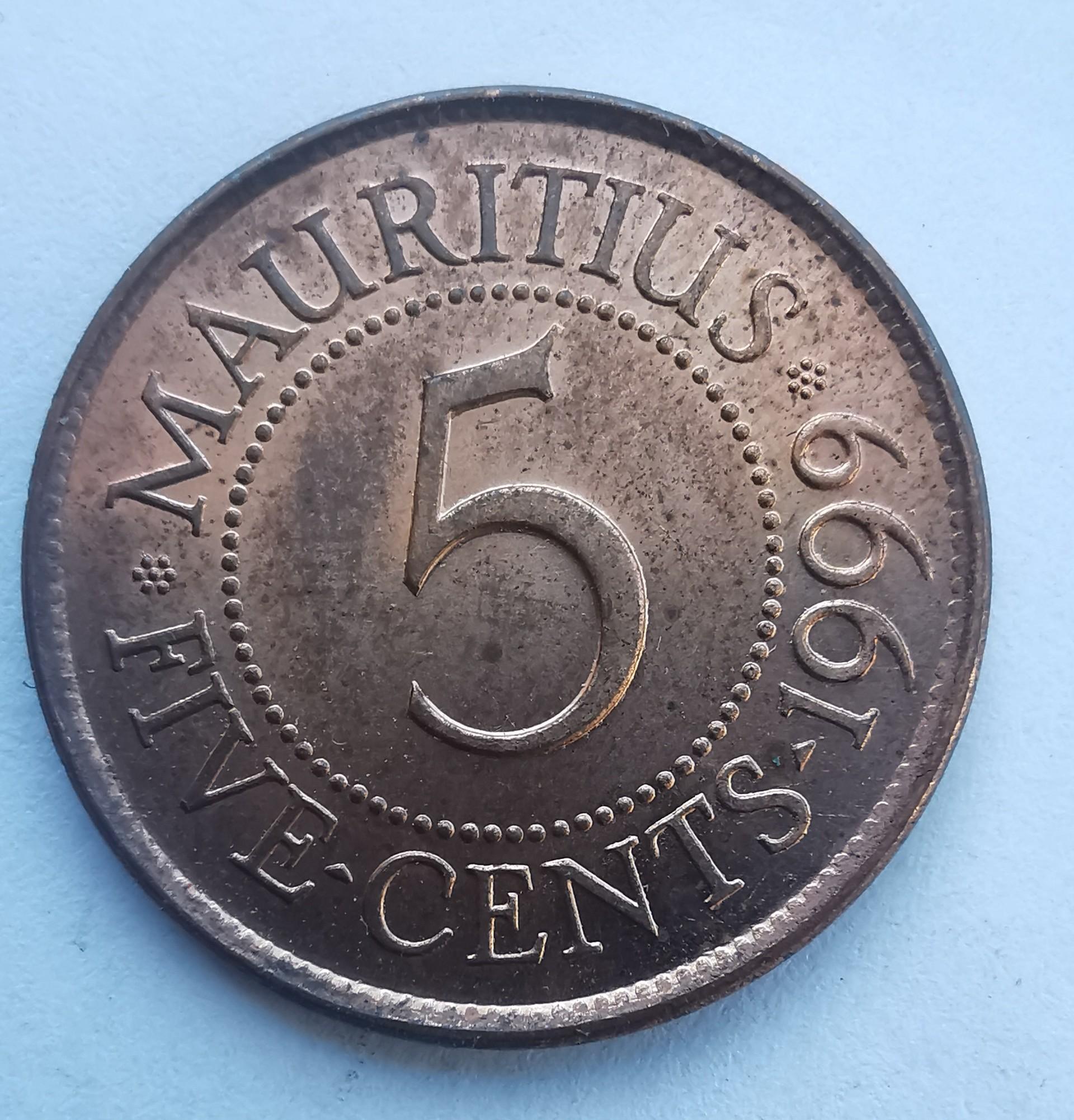 Mauricijus 5 ct 1999