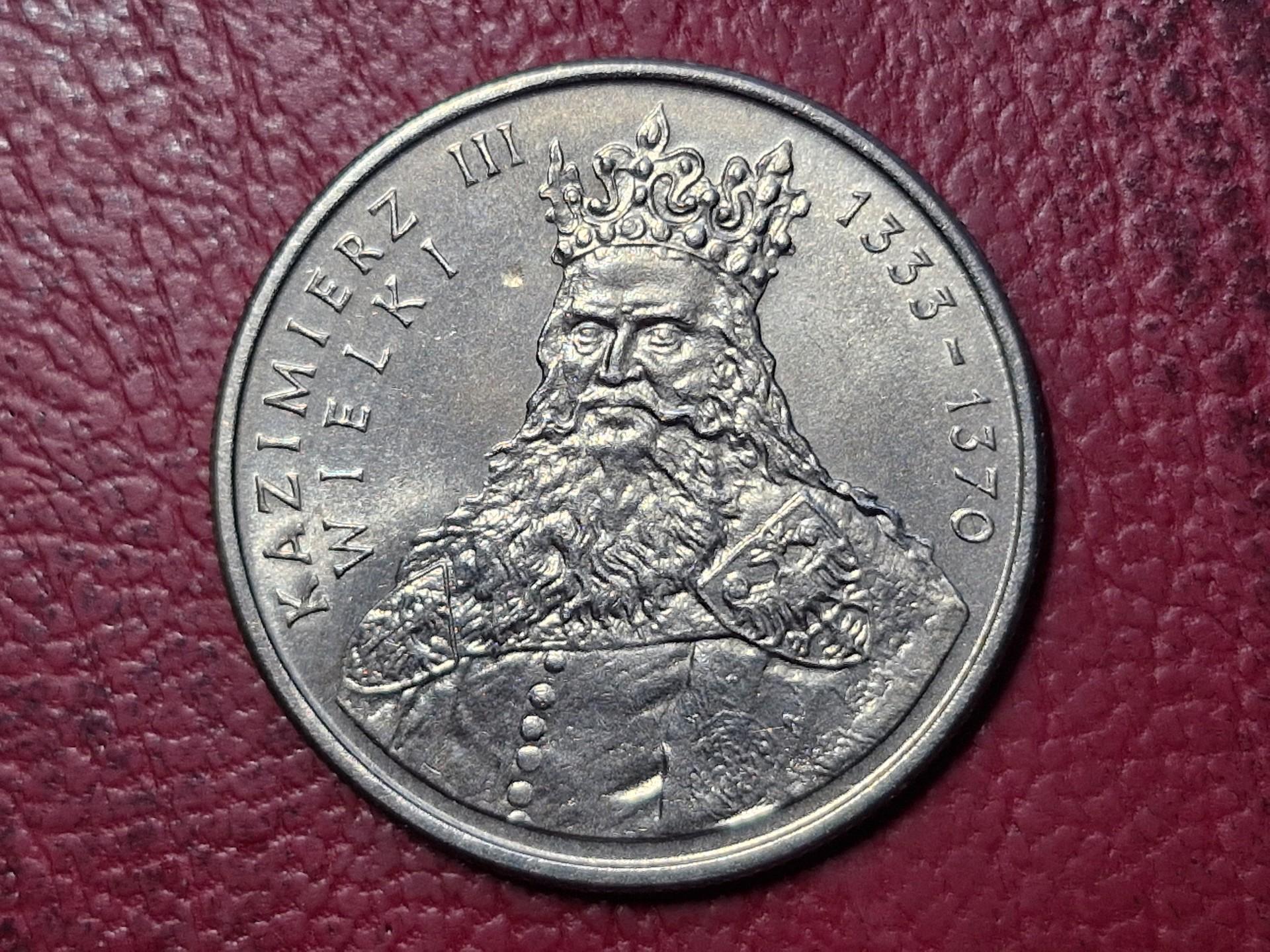 Lenkija 100 zlotų, 1987 Y# 167 Karalius Kazimieras