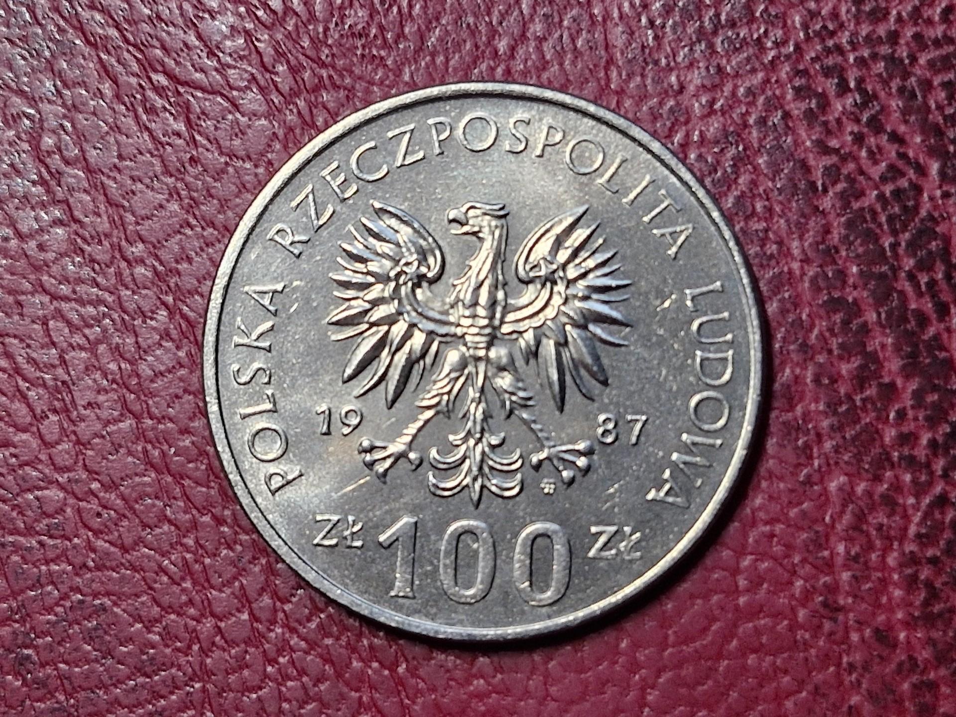 Lenkija 100 zlotų, 1987 Y# 167 Karalius Kazimieras