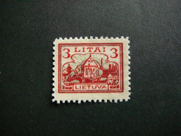 Lietuva 1923 194 Standartai  3L svarus MLH