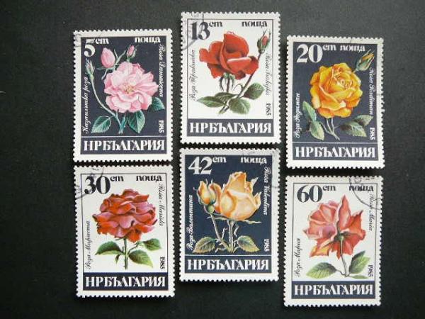 Bulgarija 1985 Rozes Geles antsp. #2