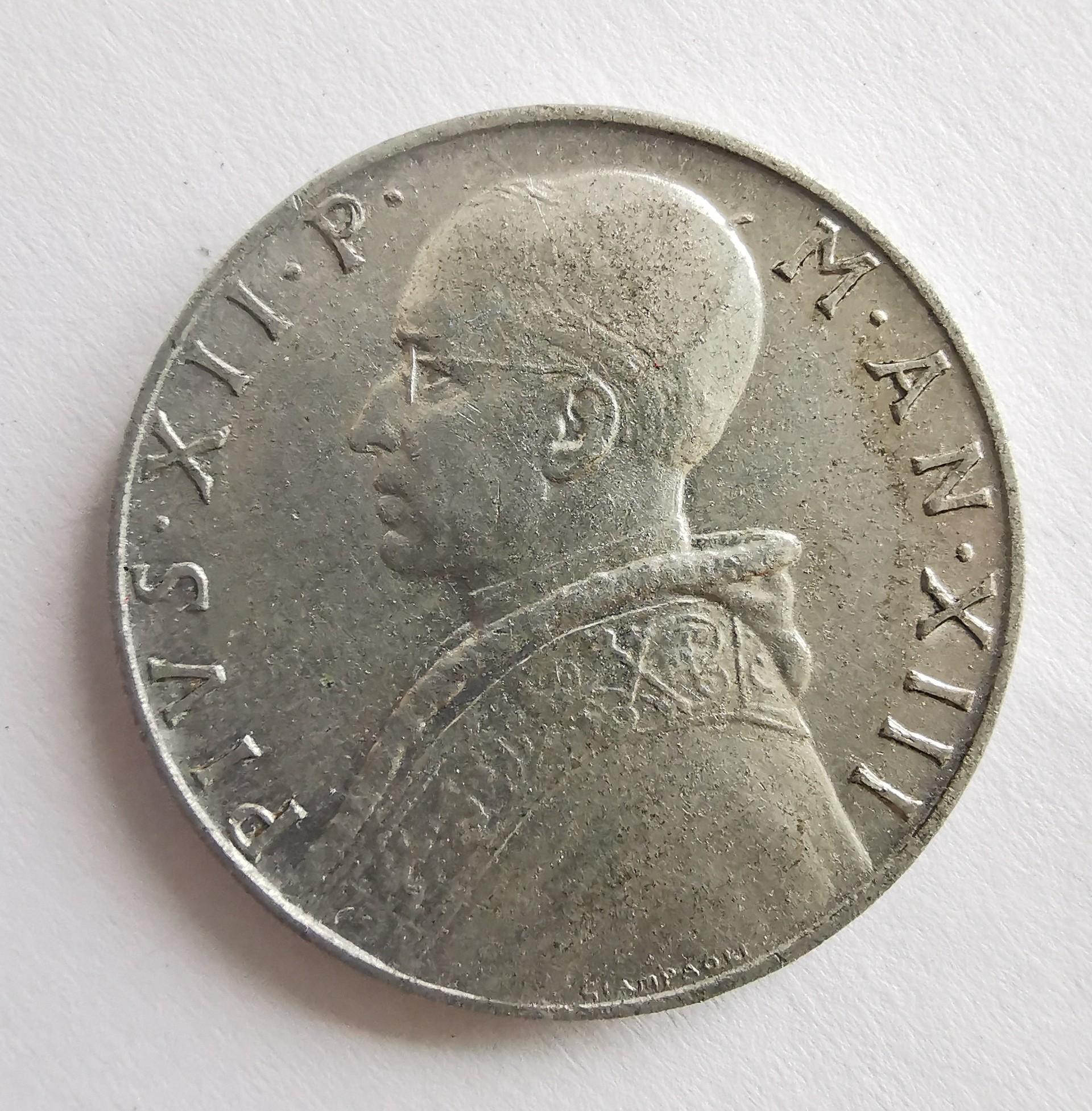 Vatikanas 10 lirų 1951