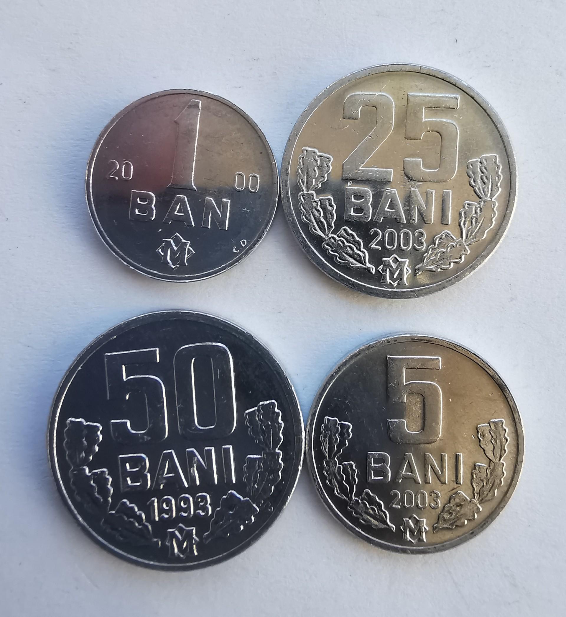 Moldova 1-50 bani 