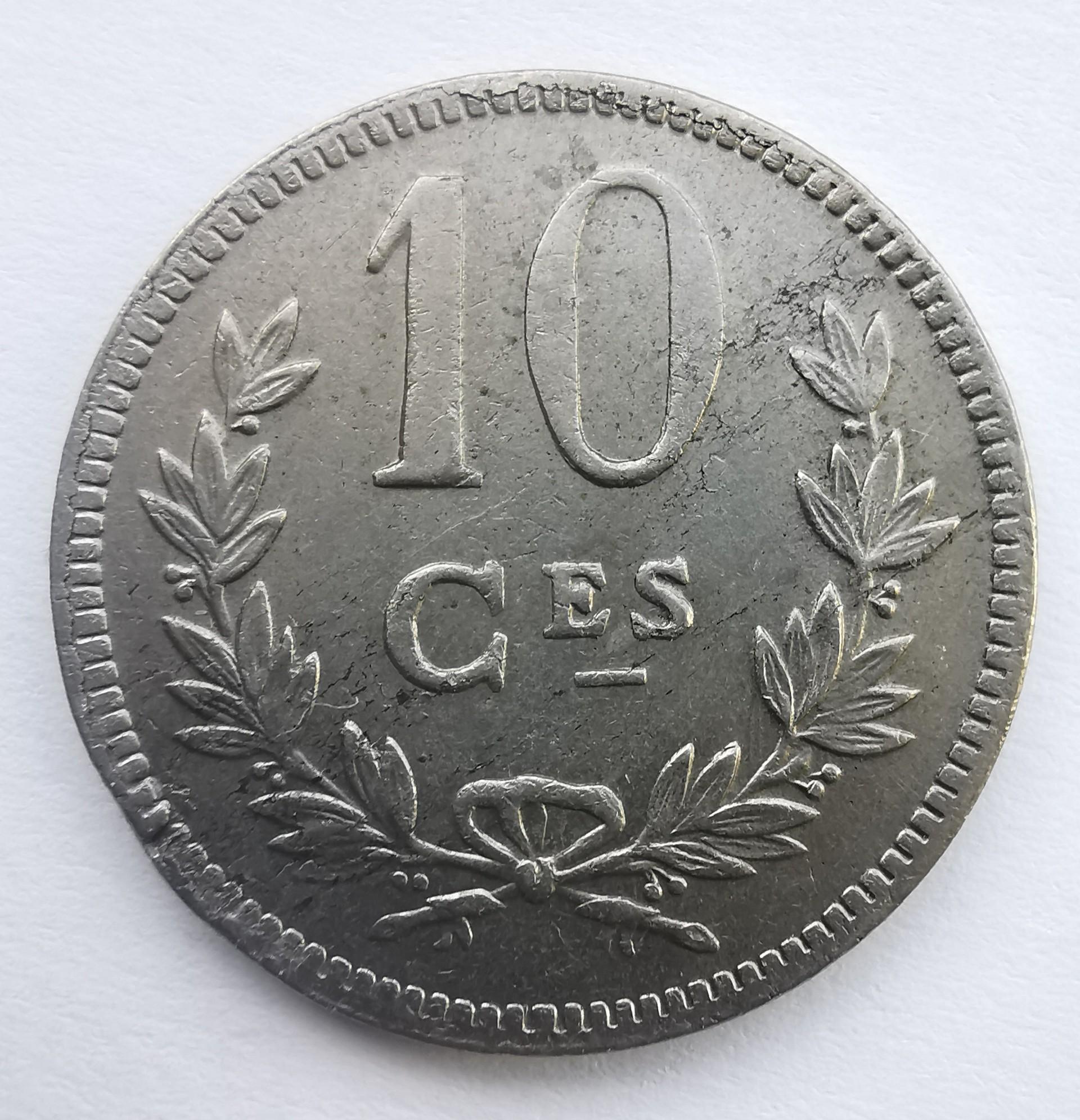 Liuksemburgas 10 c 1924