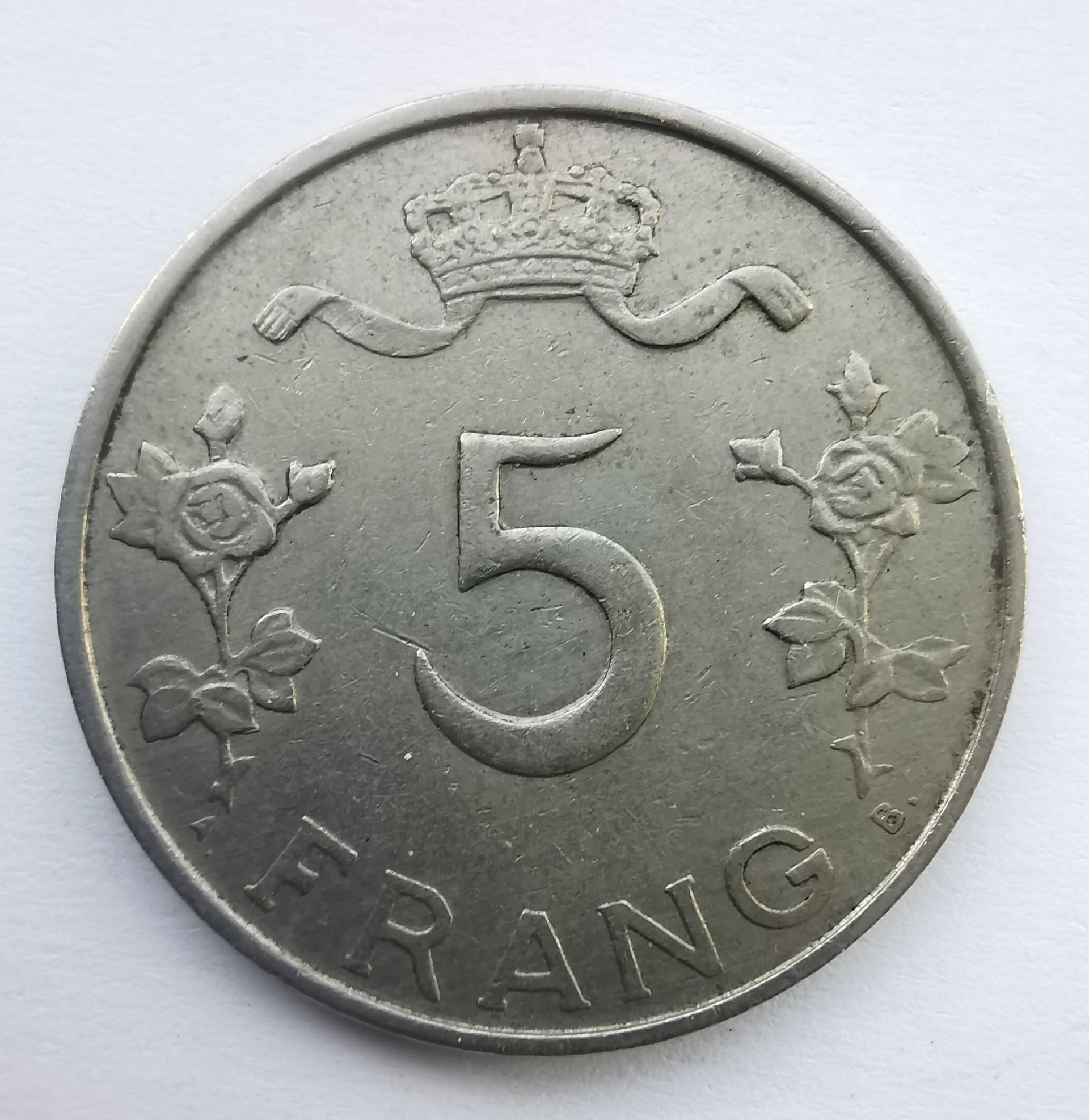 Liuksemburgas 5 frankai 1949