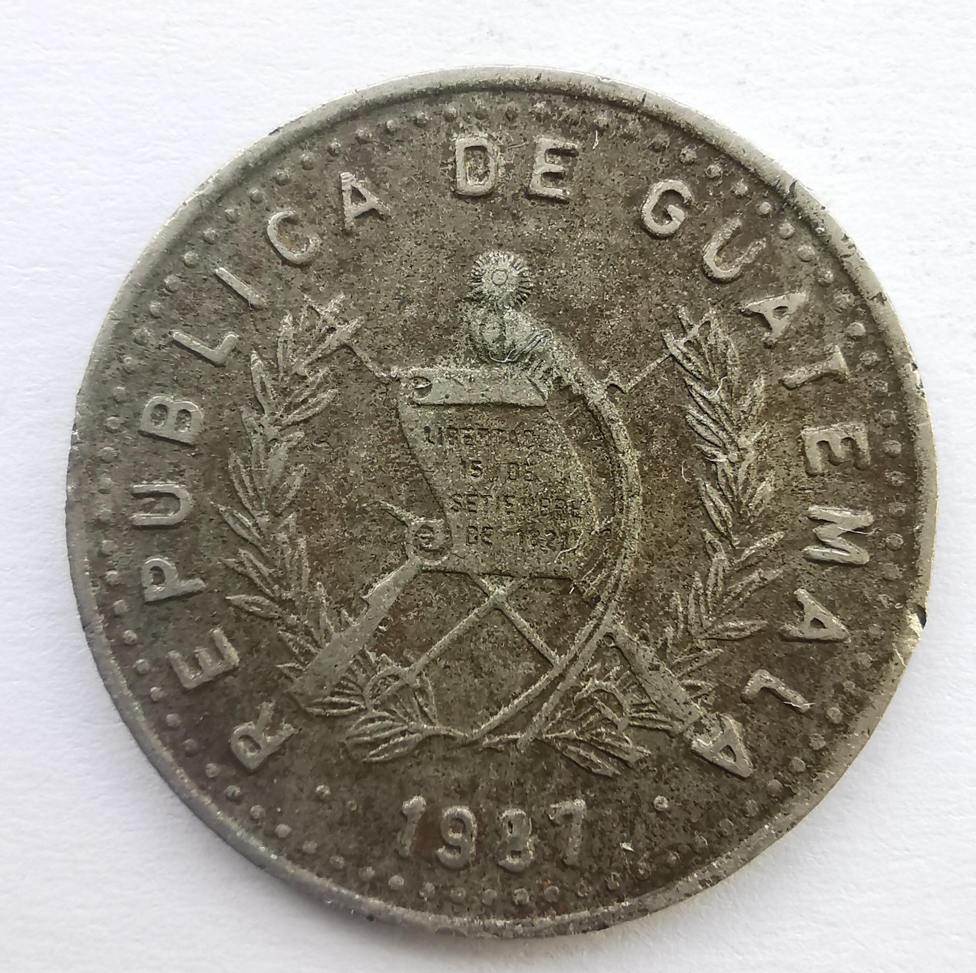 Gvatemala 10 c 1987