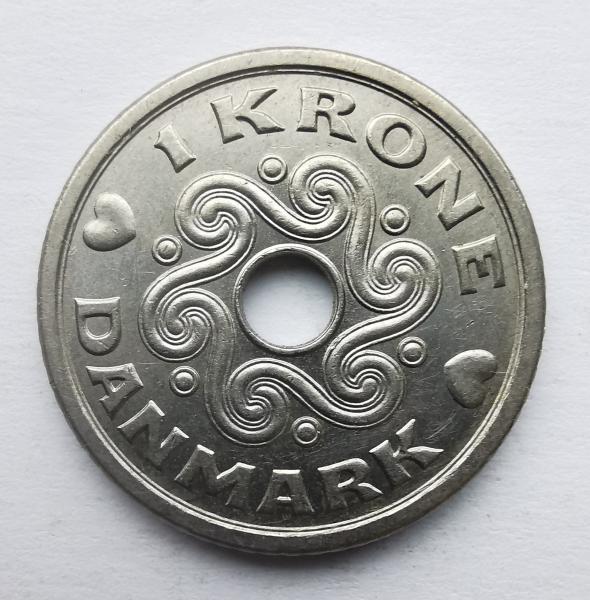 Danija 1 krona 2001