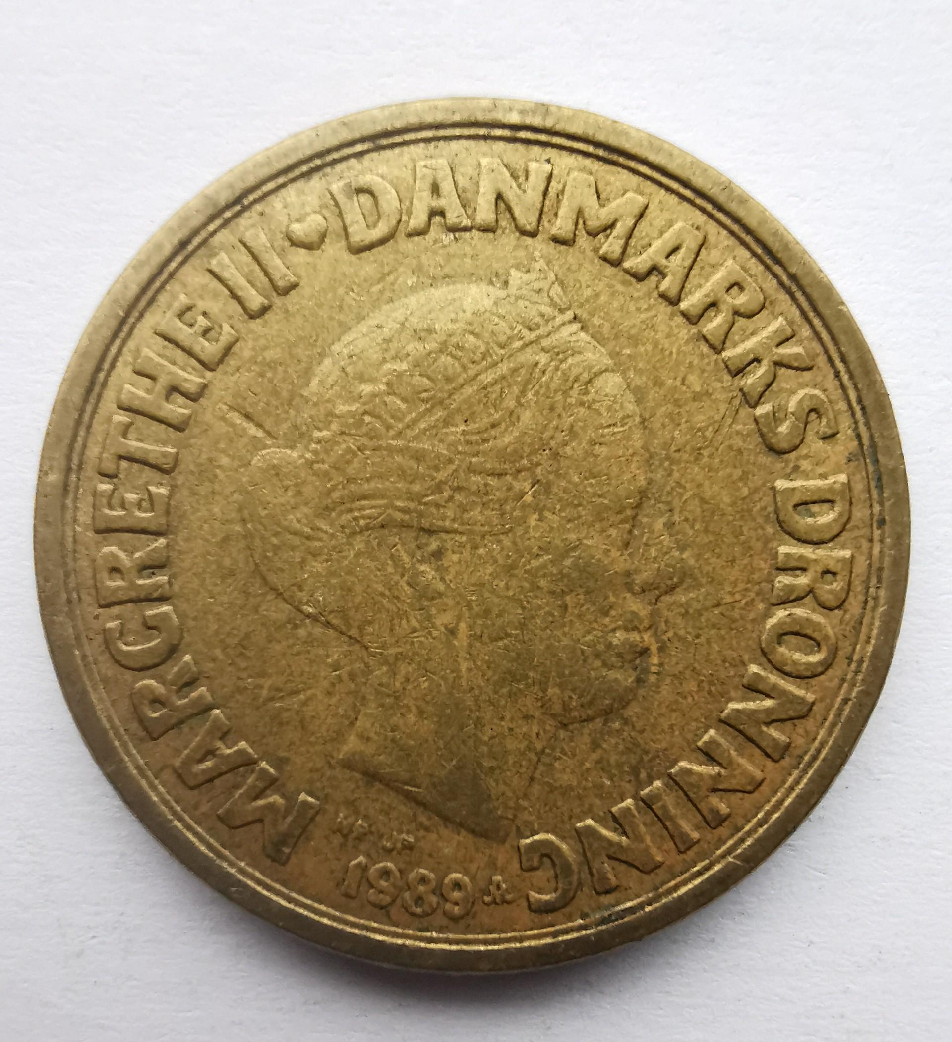 Danija 10 kronų 1989