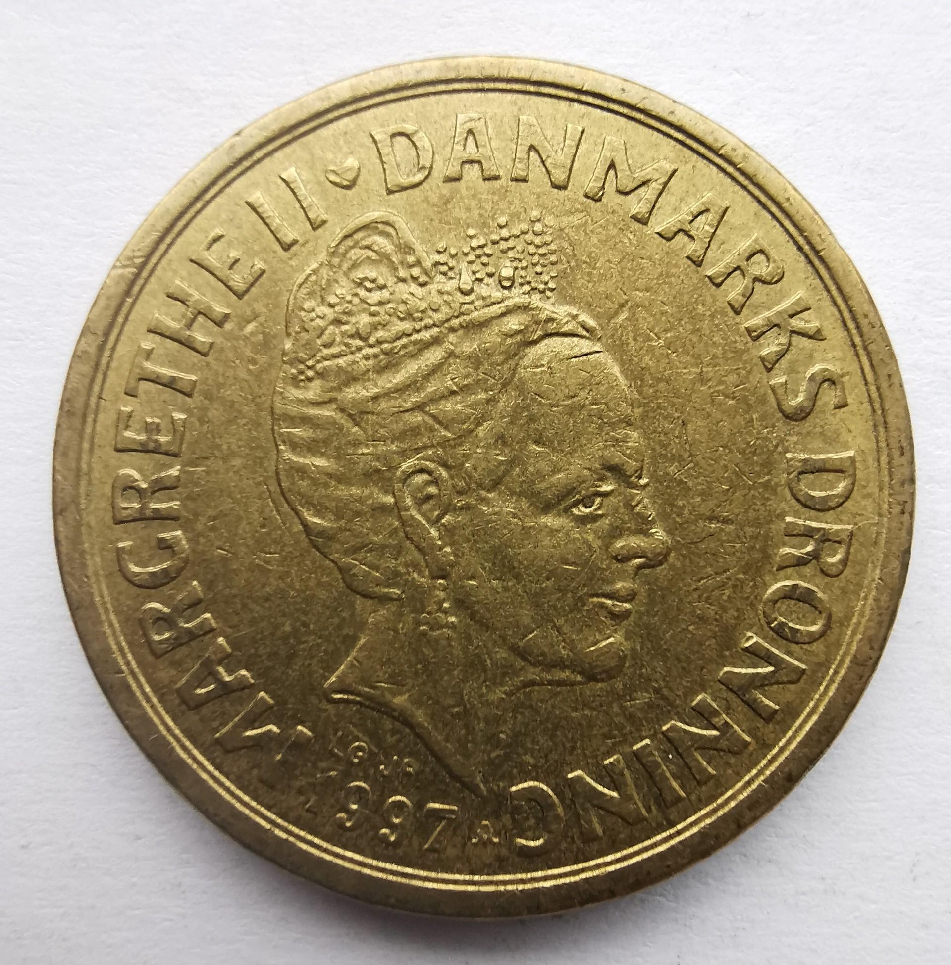 Danija 10 kronų 1997