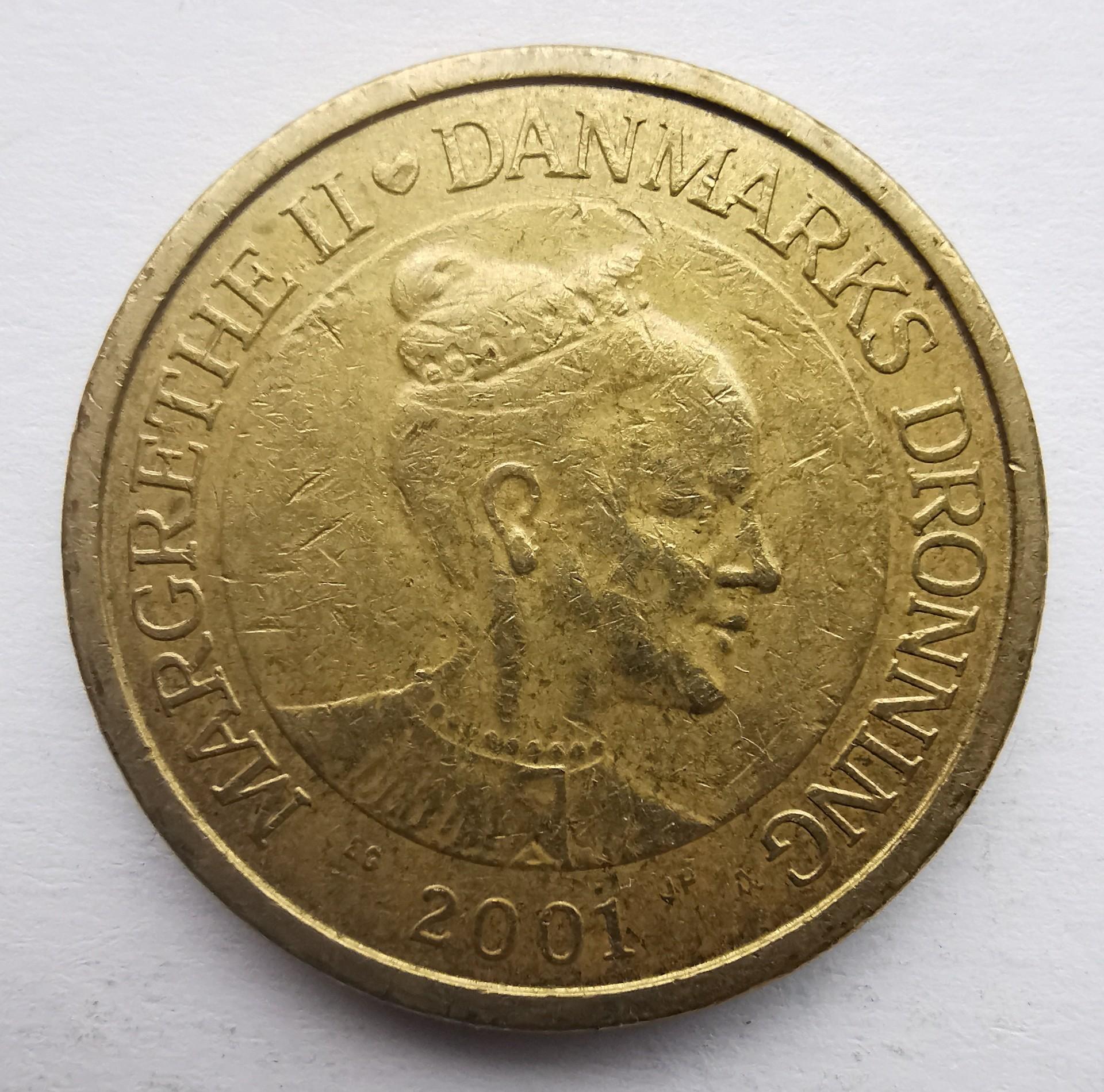 Danija 10 kronų 2001