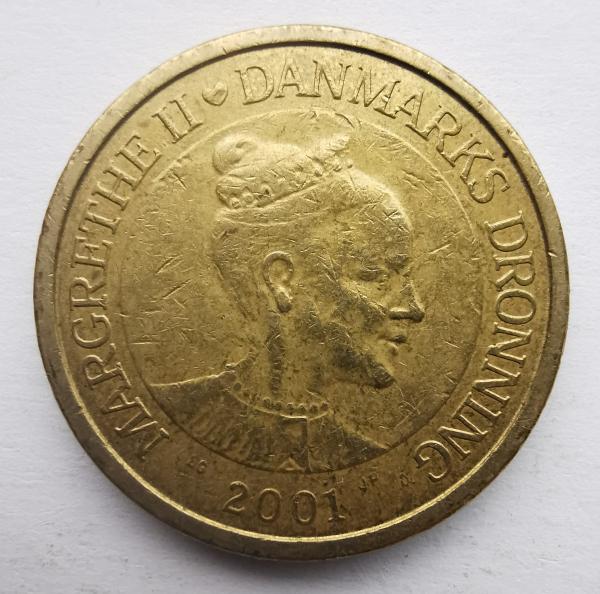 Danija 10 kronų 2001