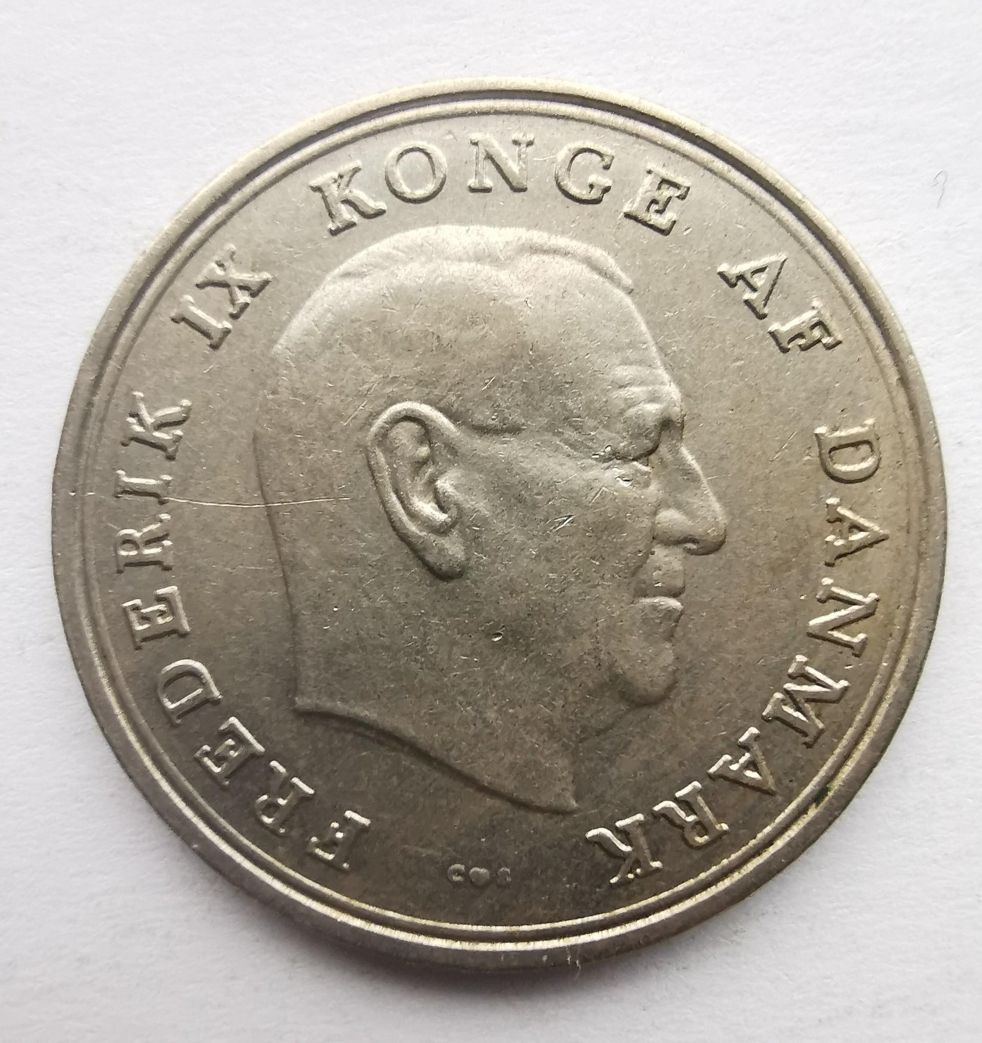 Danija 1 krona 1963