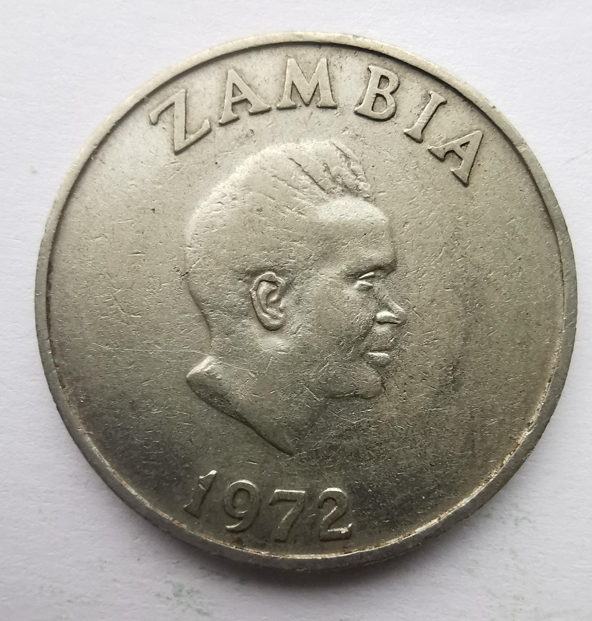 Zambija 10 ngvee 1972