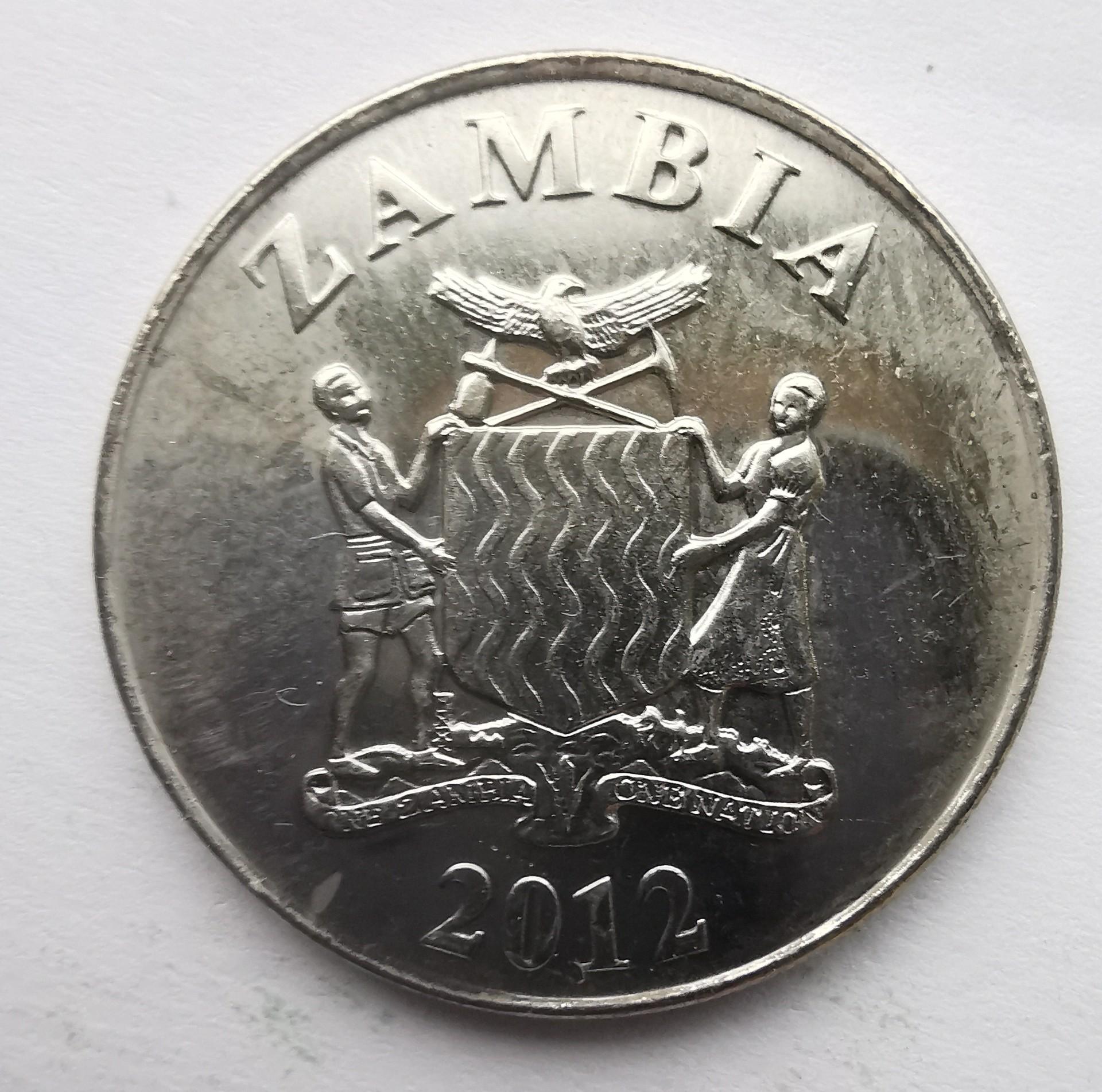 Zambija 1 kwacha 2012